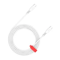 Дата кабель USB-C to USB-C 1.2m CC100SC 100W White Canyon (CNS-CC100SC12W) - 1