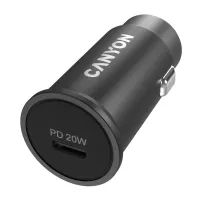 Зарядное устройство Canyon PD 20W Pocket size car charger (CNS-CCA20B) - Изображение 2