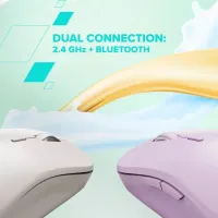 Мишка Canyon MW-12 Wireless/Bluetooth Beige (CNS-CMSW12BG) - 6