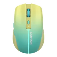 Мишка Canyon MW-44 LED Rechargeable Wireless/Bluetooth Yellow Blue (CNS-CMSW44UA) - 3