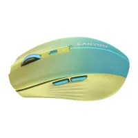 Мишка Canyon MW-44 LED Rechargeable Wireless/Bluetooth Yellow Blue (CNS-CMSW44UA) - 4