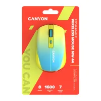 Мишка Canyon MW-44 LED Rechargeable Wireless/Bluetooth Yellow Blue (CNS-CMSW44UA) - 6
