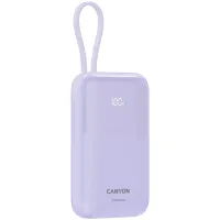Батарея универсальная Canyon 10000mAh OnPower 101 PD/22.5W built-in cable Purple (CNS-CPB101PU) - Изображение 3