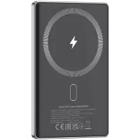 Батарея універсальна Canyon 5000mAh OnPower 505 slim Magsafe PD/20W Dark Grey (CNS-CPB505DG) - 4