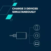 Зарядний пристрій Canyon CU65ACC GaN 65W 2xPD 1xQC EU White (CNS-CUW65ACC) - 7