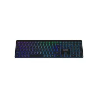 Клавіатура Canyon HKB-W11 Slim Dual Mode Wireless/Bluetooth RGB UA Black (CNS-HBTK11B) - 3