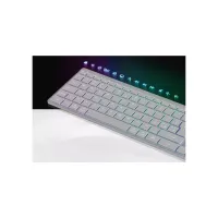 Клавіатура Canyon HKB-W11 Slim Dual Mode Wireless/Bluetooth RGB UA Grey (CNS-HBTK11G) - 5