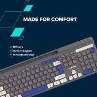 Клавіатура Canyon HKB-W03 Wireless UA Beige (CNS-HKBW03BG) - 7