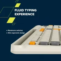 Клавіатура Canyon HKB-W03 Wireless UA Beige (CNS-HKBW03BG) - 9