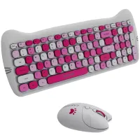 Комплект Canyon HSET-W6 Kitty Edition Wireless UA Pink (CNS-HSETW6PK) - 4