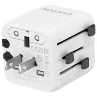 Перехідник Canyon Travel Adapter OnTour One EU/UK/US/AUS White (CNS-TA1005W) - 3