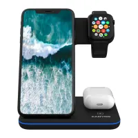 Зарядний пристрій Canyon 3in1 Wireless charger (CNS-WCS303B) - 2