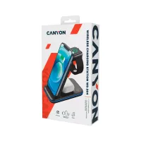 Зарядний пристрій Canyon WS- 304 Foldable 3in1 Wireless charger (CNS-WCS304B) - 7