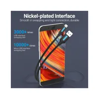 Дата кабель USB 2.0 AM to Micro 5P 1.0m 3A black Vention (COLBF) - Зображення 6
