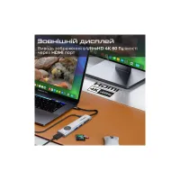 Концентратор Promate USB-C 9-in-1 Promate comandhub-lite (comandhub-lite) - Изображение 3