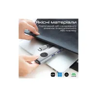 Концентратор Promate USB-C 9-in-1 Promate comandhub-lite (comandhub-lite) - Изображение 7
