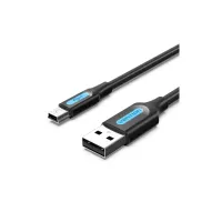 Дата кабель USB 2.0 AM to Mini 5P 1.0m black Vention (COMBF) - Изображение 1