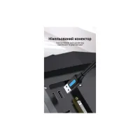 Дата кабель USB 3.0 AM/AM 3.0m black Vention (CONBI) - Изображение 9