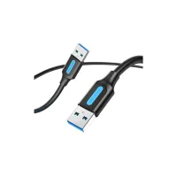 Дата кабель USB 3.0 AM/AM 3.0m black Vention (CONBI) - Изображение 1