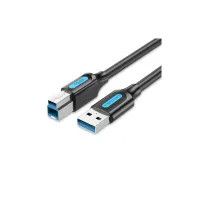 Кабель для принтера USB 3.0 AM/BM 1.5m black Vention (COOBG) - Изображение 1