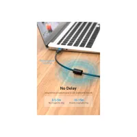 Кабель для принтера USB 2.0 AM/BM 1.5m 480Mbps PVC black Vention (COQBG) - Зображення 4