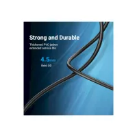 Кабель для принтера USB 2.0 AM/BM 3.0m 480Mbps PVC black Vention (COQBI) - Зображення 7