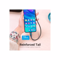 Дата кабель USB 2.0 AM to USB-C 0.5m 5.0A (25W) PVC black Vention (CORBD) - Image 11