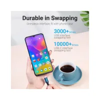 Дата кабель USB 3.0 AM to USB-C 1.5m black Vention (COZBG) - Изображение 2