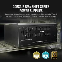 Блок живлення Corsair 750W RM750x Shift PCIE5 (CP-9020251-EU) - Зображення 8