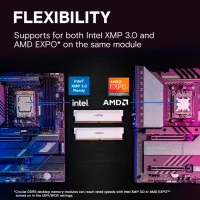 Модуль пам'яті для комп'ютера DDR5 16GB 6400 MHz Pro Overclocking White Micron (CP16G64C38U5W) - 9