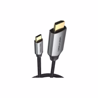 Кабель мультимедійний USB-C to HDMI M 1.5m 4K60Hz Thunderbolt 3 HDCP2.2 black Vention (CRBBG) - Image 3