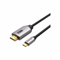Кабель мультимедійний USB-C to HDMI M 1.5m 4K60Hz Thunderbolt 3 HDCP2.2 black Vention (CRBBG) - Image 1