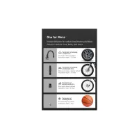 Автомобільний компресор Baseus Super Mini Inflator Pump Black (CRCQ000001) - Зображення 8