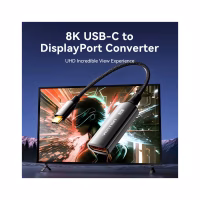 Кабель мультимедійний USB-C to DisplayPort M 0.25m 8K black Vention (CRGBC) - Image 2