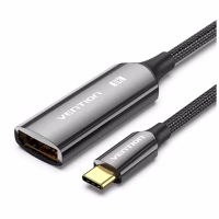 Кабель мультимедійний USB-C to DisplayPort M 0.25m 8K black Vention (CRGBC) - Image 1