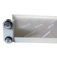 Полка 19" Hypernet 1U глиб. 250мм, колір сірий (CS-250-1U) - 2