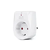 Зарядний пристрій REAL-EL 2*USB 10W (CS-25) - 1