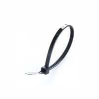 Стяжка 200мм/3.0мм, чорна, UV-resistant, 100шт=пач. APRO (CT-B3200 / 46763) - Image 1