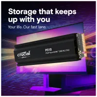 Накопичувач SSD M.2 2280 2TB P310 with heatsink Micron (CT2000P310SSD5) - 6