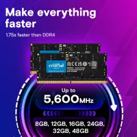 Модуль пам'яті для ноутбука SoDIMM DDR5 8GB 5600 MHz Micron (CT8G56C46S5T) - 3