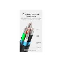 Дата кабель USB 2.0 AM to USB-C 3.0m 3.0A (18W) PVC black VENTION (CTHBI) - Изображение 7