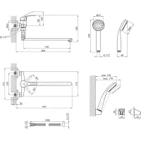 Змішувач Agua Leon-C070 (CV012079) - Зображення 7