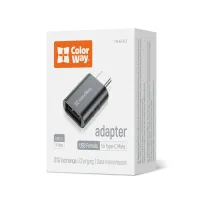 Перехідник OTG USB 3.2 AF to USB-C ColorWay (CW-AD-AC3) - 4