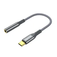 Перехідник USB-C to 3.5mm F 0.14m gray ColorWay (CW-AD-CJ) - 2