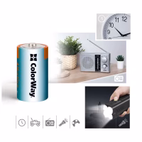 Батарейка ColorWay D LR20 Alkaline Power * 2 (CW-BALR20-2BL) - Image 4