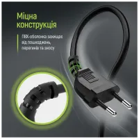 Кабель живлення C7 2m black ColorWay (CW-CBP085-BK) - 8