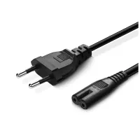 Кабель живлення C7 2m black ColorWay (CW-CBP085-BK) - 1