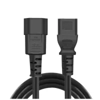 Кабель живлення C13 to C14 1.8m black ColorWay (CW-CBP087-BK) - 3