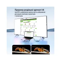 Дата кабель USB-C to USB-C 1.0m USB3.2 (20Gbps 4K PD100W) Gen2 5А black ColorWay (CW-CBPDCC062-BK) - 9