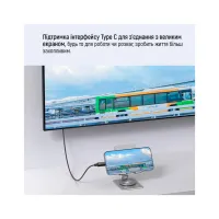 Дата кабель USB-C to USB-C 1.0m USB3.2 (20Gbps 4K PD100W) Gen2 5А black ColorWay (CW-CBPDCC062-BK) - 10